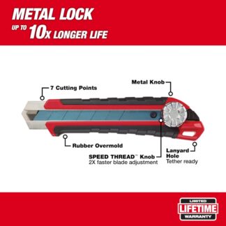 Milwaukee 48-22-1962 25mm Heavy Duty Snap Off Knife
