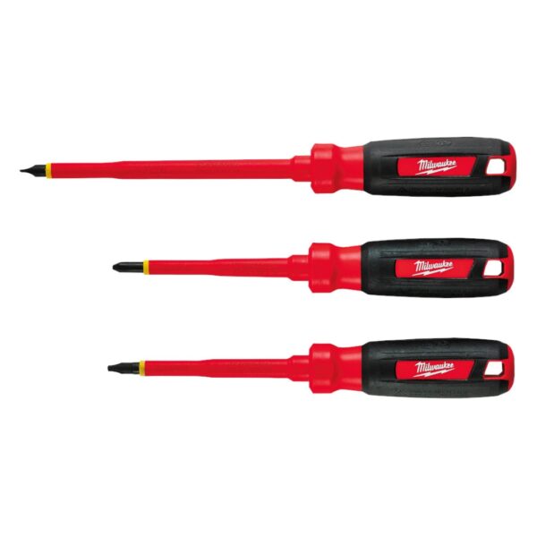 Milwaukee 48-22-2202 1000V Insulated Screwdriver Set 3-Piece