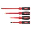 Milwaukee 48-22-2205 1000V Insulated Screwdriver Set with Square Bit 4-Piece