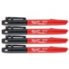Milwaukee 48-22-3104 INKZALL Black Fine Point Marker 4-Pack