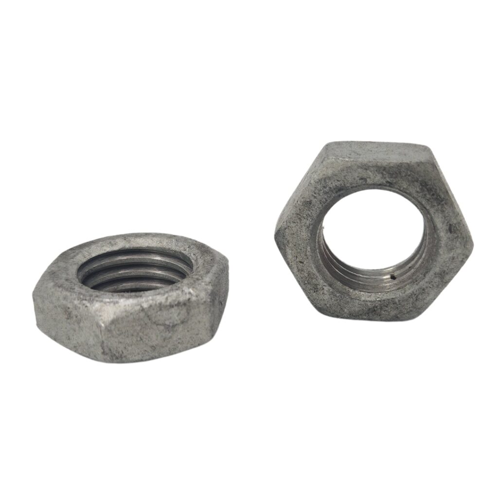 SAE Hex Jam Nut Hot-Dipped Galvanized - (NC) Coarse Thread
