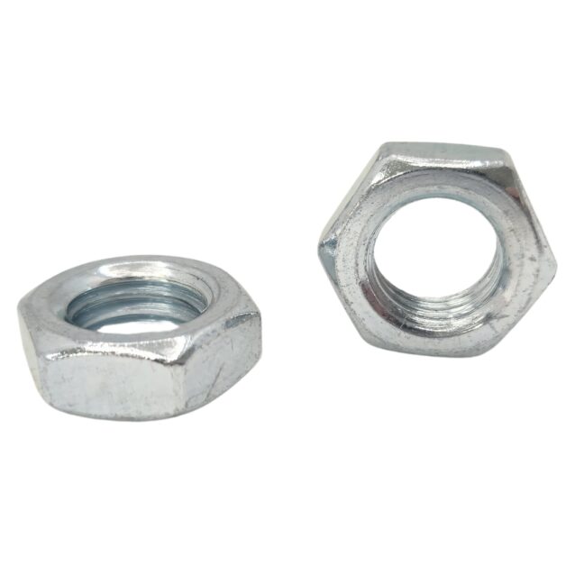 Hex Jam Nut Zinc – (NC) Coarse Thread