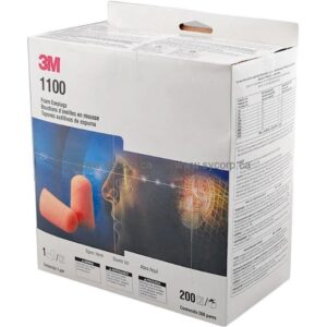 3M 1100 Uncorded Foam Earplugs