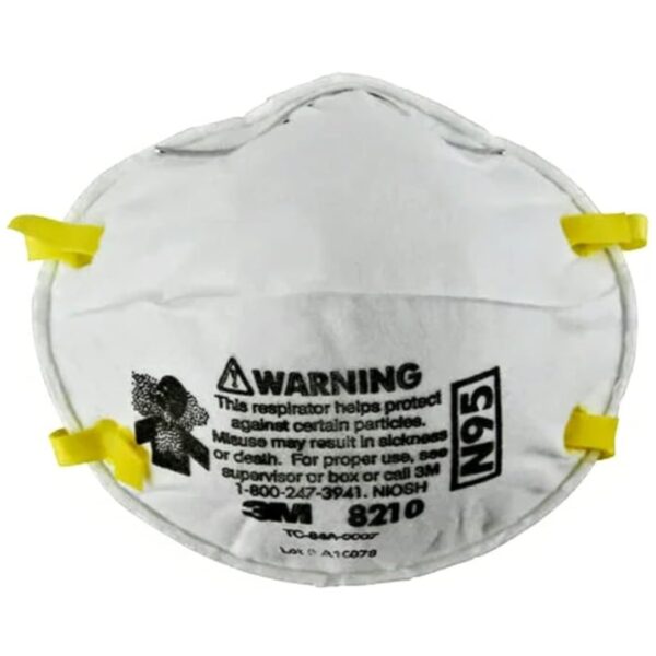 3M 8210 N95 Disposable Particulate Respirator 20-Pack