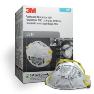 3M 8210 N95 Disposable Particulate Respirator 20-Pack