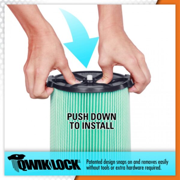 Ridgid 97457 Model VF6000 5-Layer Allergen Filter (2) Ridgid 97457 / Model VF6000 5-Layer Allergen Filter