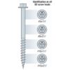 Simpson Strong-Tie SD9112R500 Strong-Drive SD Structural-Connector Screw #9 x 1-1/2" 500-Pack