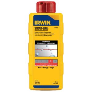 Irwin 64902 8oz Red Permanent Marking Chalk