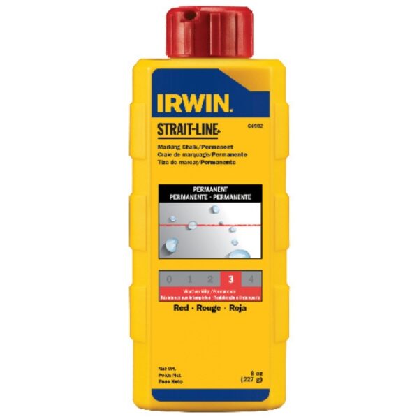 Irwin 64902 8oz Red Permanent Marking Chalk Irwin 64902 8oz Red Permanent Marking Chalk