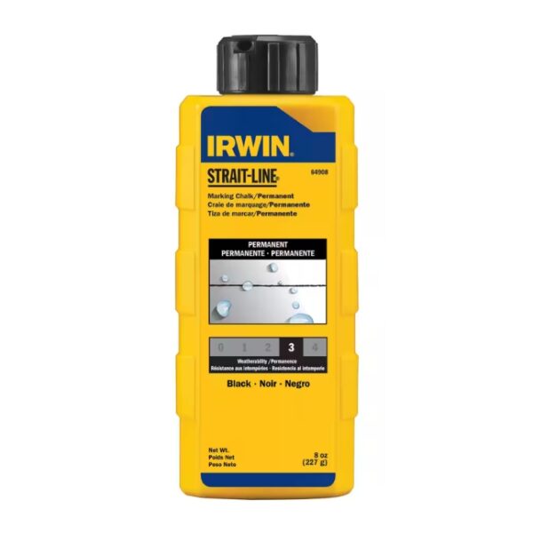 Irwin 64908 8oz Black Permanent Marking Chalk