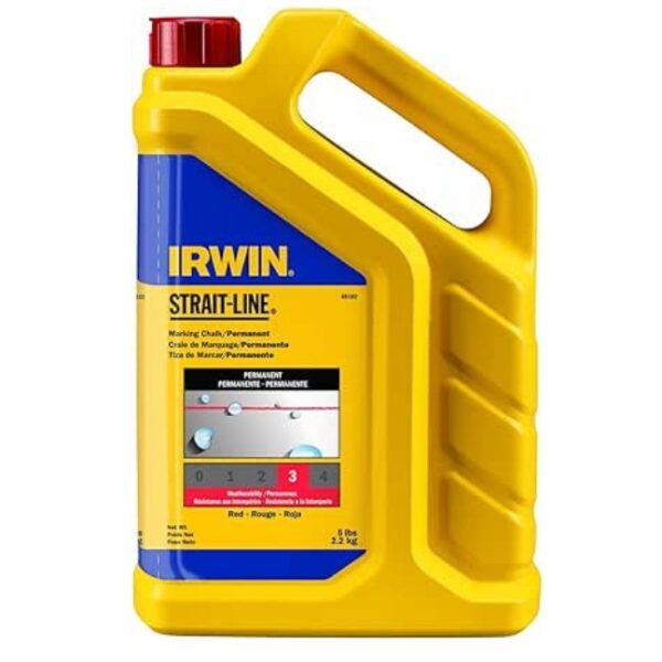Irwin 65102 5lb Red Permanent Marking Chalk Irwin 65102 5lb Red Permanent Marking Chalk