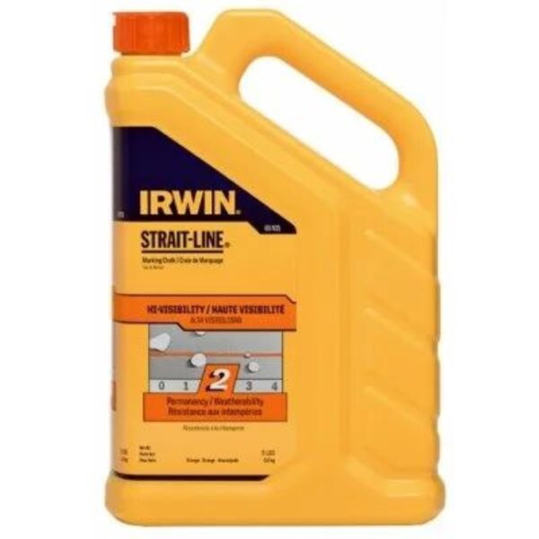 Irwin 65105 5 lb Orange Hi-Viz Marking Chalk