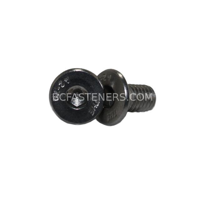 Stainless Steel Metric M6 x 1.0 x 40mm Flat Socket Head Screw  pack of 10 