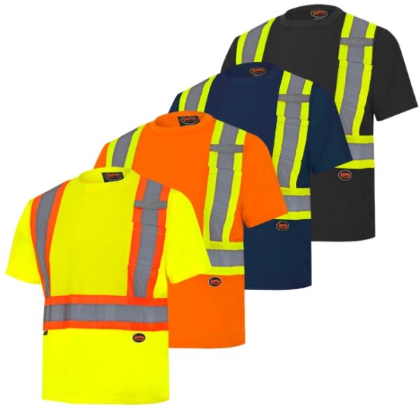Pioneer Hi-Viz BIRDSEYE Polyester Safety T-Shirt