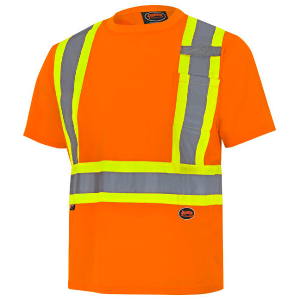 Pioneer Hi-Viz BIRDSEYE Polyester Safety T-Shirt