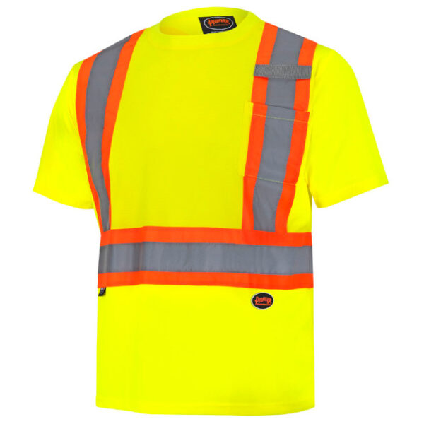 Pioneer Hi-Viz BIRDSEYE Polyester Safety T-Shirt