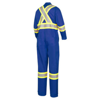 Pioneer Hi-Viz Flame Resistant Cotton Safety Coverall3