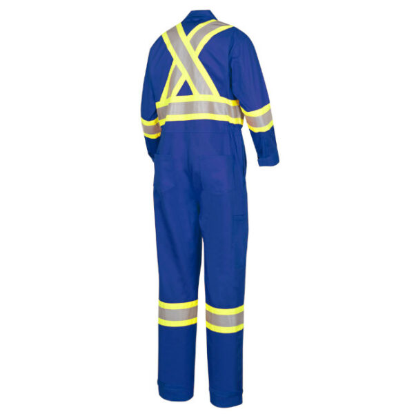 Pioneer Hi-Viz Flame Resistant Cotton Safety Coverall