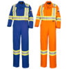 Pioneer Hi-Viz Flame Resistant Cotton Safety Coverall