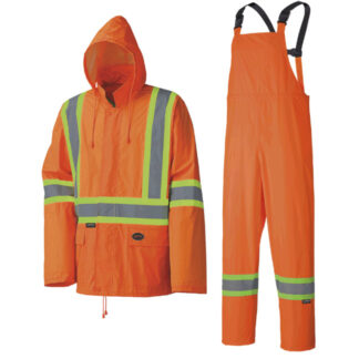 Pioneer Hi-Viz Lightweight Safety Rain Suit