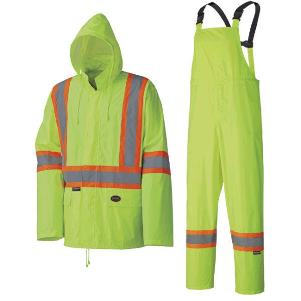 Pioneer Hi-Viz Lightweight Safety Rain Suit