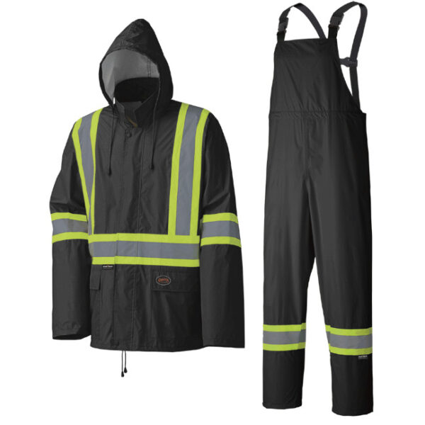 Pioneer Hi-Viz Lightweight Safety Rain Suit