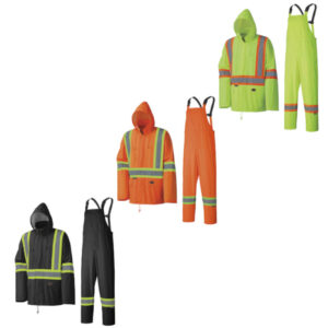 Pioneer Hi-Viz Lightweight Safety Rain Suit
