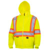 Pioneer Polyester Fleece Hi-Viz Hoodie