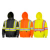 Pioneer Polyester Fleece Hi-Viz Hoodie