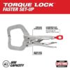TORQUE-LOCK Locking C-Clamp Regular Jaws