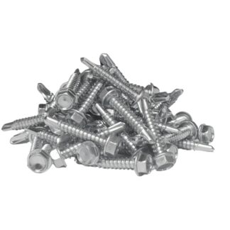 Hex Head TEK Self Drilling Screws - Zinc