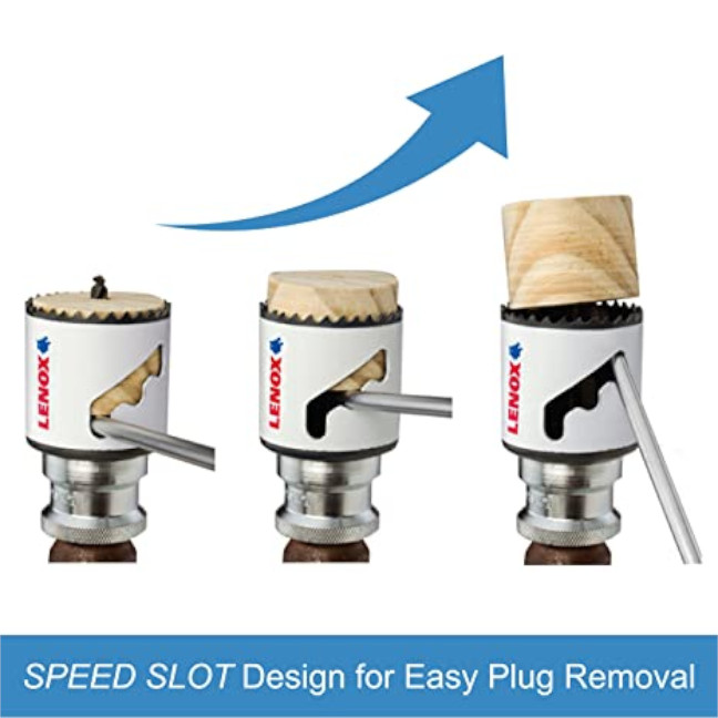 Lenox 30800600L 10Piece Electrician Hole Saw Kit BC Fasteners