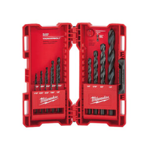 Milwaukee 48-89-2800 THUNDERBOLT® Black Oxide Drill Bit Set 14-Piece
