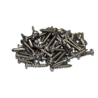 #14 Pan Head Square Drive Type A Screws - Stainless Steel