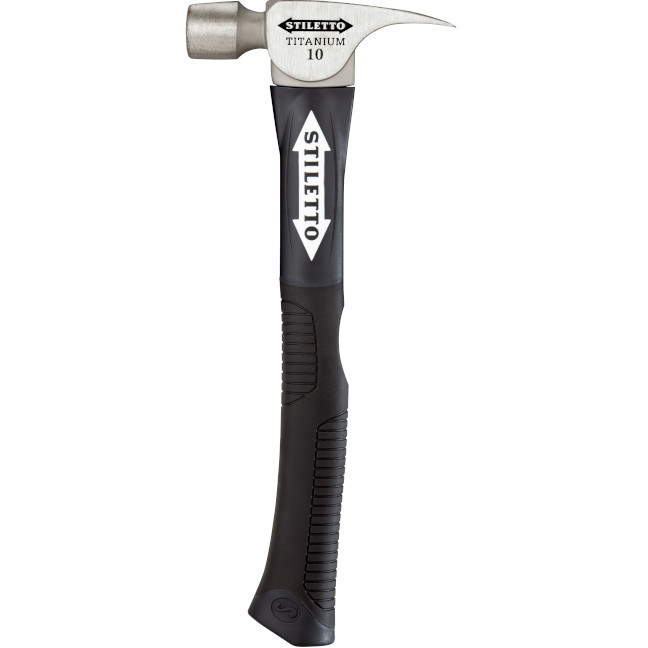 Stiletto FH10CF 10 oz Titanium Smooth Face Hammer BC Fasteners