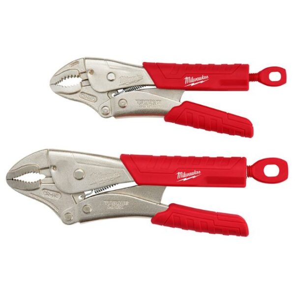 Milwaukee 48-22-3402 TORQUE LOCK Curved Jaw Pliers Set, 2-Piece