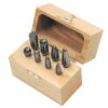 Jet 533904 8-Piece Jet-Kut Carbide Bur Set in Wooden Box