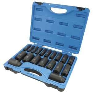 Jet 610329 19-Piece SAE Impact Socket Set - 6 Point