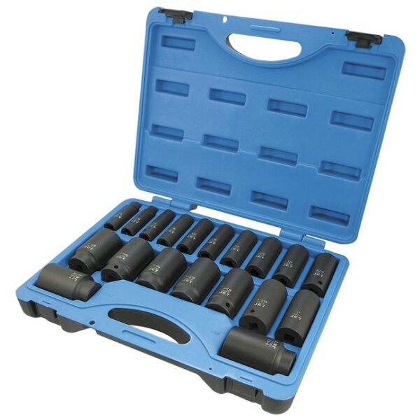 Jet 610329 19-Piece SAE Impact Socket Set - 6 Point