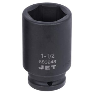 Jet 683248 3/4" x 1-1/2" 6 Point Deep Impact Socket