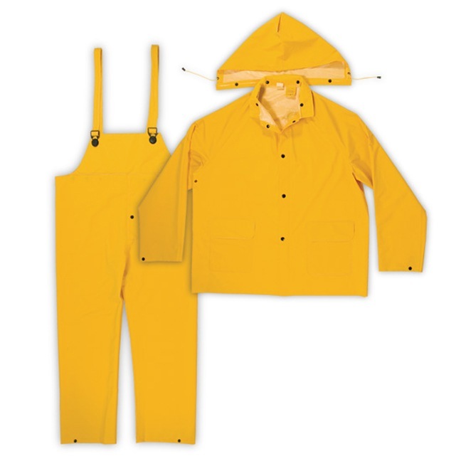 Kuny's R101 3-Piece PVC Rain Suit Yellow