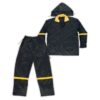 Kuny's R103 3-Piece Nylon Rain Suit Black