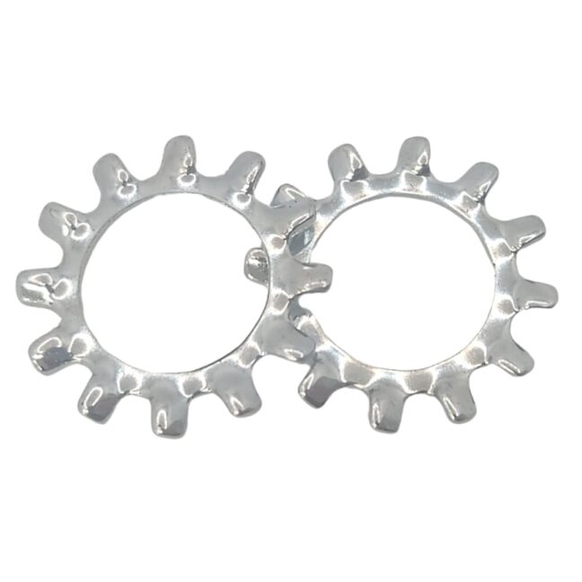 LWZE External Tooth Lock Washer - Zinc Plated