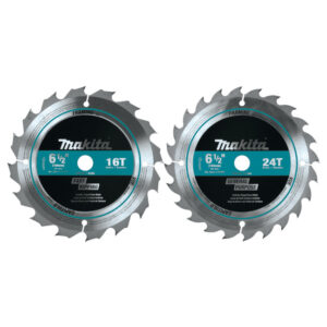 Makita T-01426 16CT and 24CT 6-1/2" Cordless Circular Saw Blade Combo