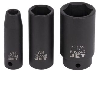 Jet 610329 1/2" Drive 19-Piece SAE 6-Point Impact Socket Set
