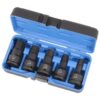 Jet 610411 3/4" Drive 5-Piece SAE Impact Hex Bit Socket Set