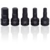 Jet 610411 3/4" Drive 5-Piece SAE Impact Hex Bit Socket Set