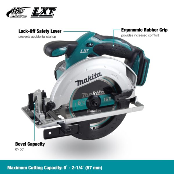 Makita DSS611Z 18V Cordless 6-1/2" Circular Saw - tool only