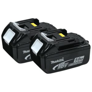 Makita 196681-7 BL1850 18V 5.0Ah Li-Ion Battery 2-Pack