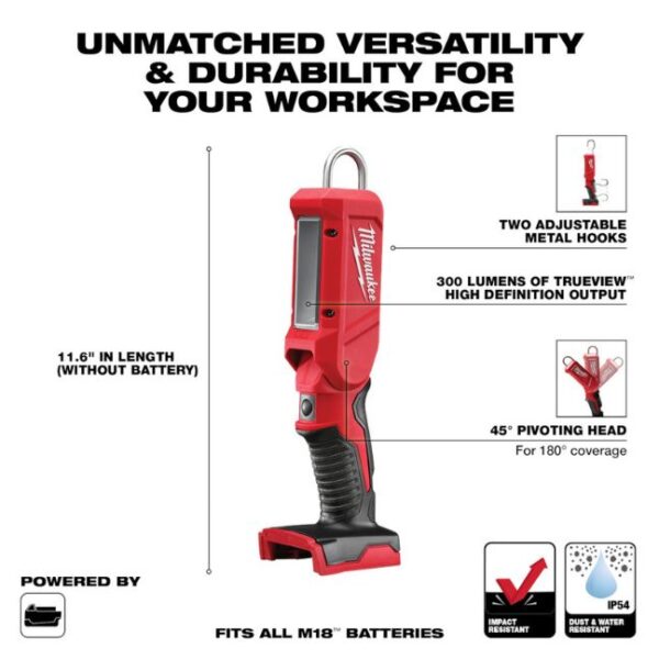Milwaukee 2352-20 M18 LED Stick Light- Tool Only